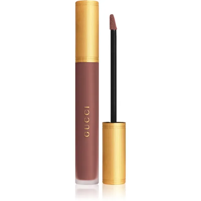 Gucci Gucci Beauty Rouge à Lèvres Matte Lipstick matná tekutá rtěnka odstín 223 Isabel Rosewood 6.5 ml