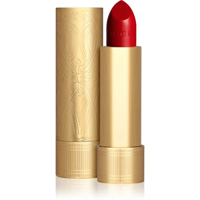 Gucci Gucci Beauty Rouge à Lèvres Satin Lipstick saténová rtěnka odstín 25 Goldie Red 3.5 g