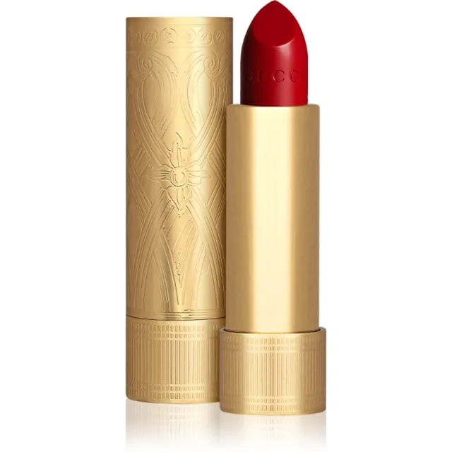 Gucci Gucci Beauty Rouge à Lèvres Satin Lipstick saténová rtěnka odstín 502 Eadie Scarlet 3.5 g