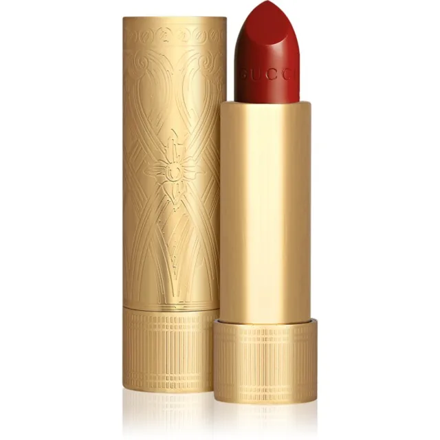 Gucci Gucci Beauty Rouge à Lèvres Satin Lipstick saténová rtěnka odstín 504 Myra Crimson 3.5 g