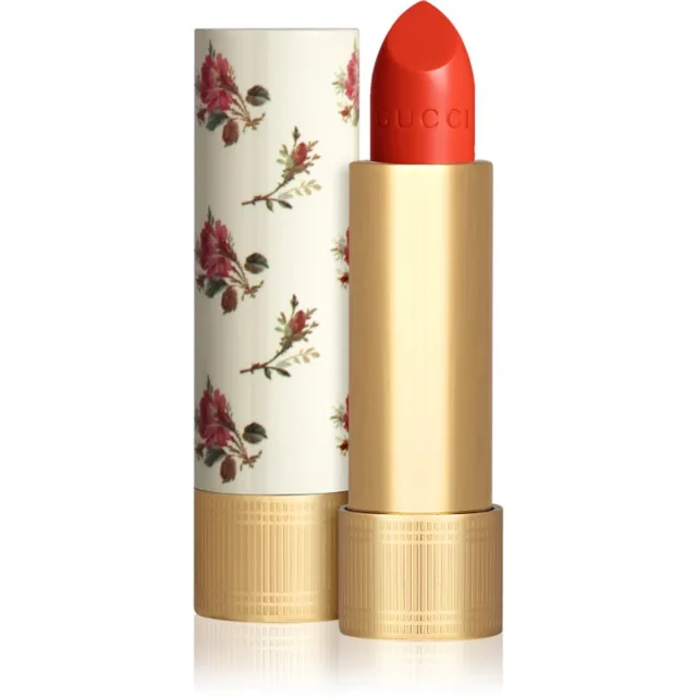 Gucci Gucci Beauty Rouge à Lèvres Voile lesklá rtěnka odstín 302 Agatha Orange 3.5 g