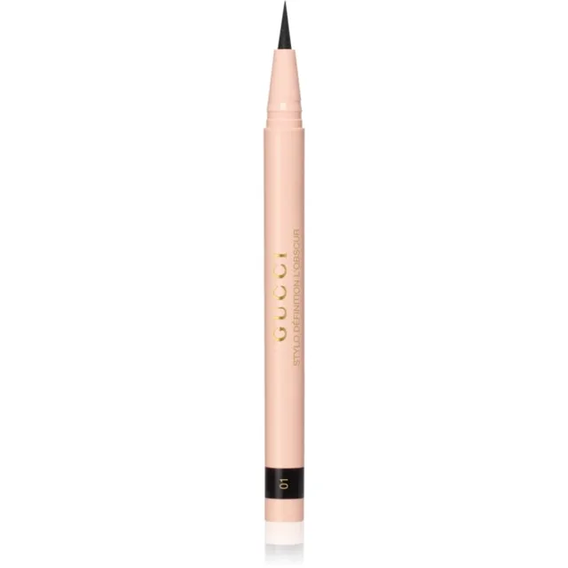Gucci Gucci Beauty Stylo Définition L’Obscur tekuté oční linky v peru odstín 01 Eve Black 0.5 g
