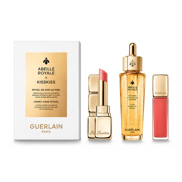 Guerlain Dárková sada Abeille Royale x Kisskiss Honey Care Ritual