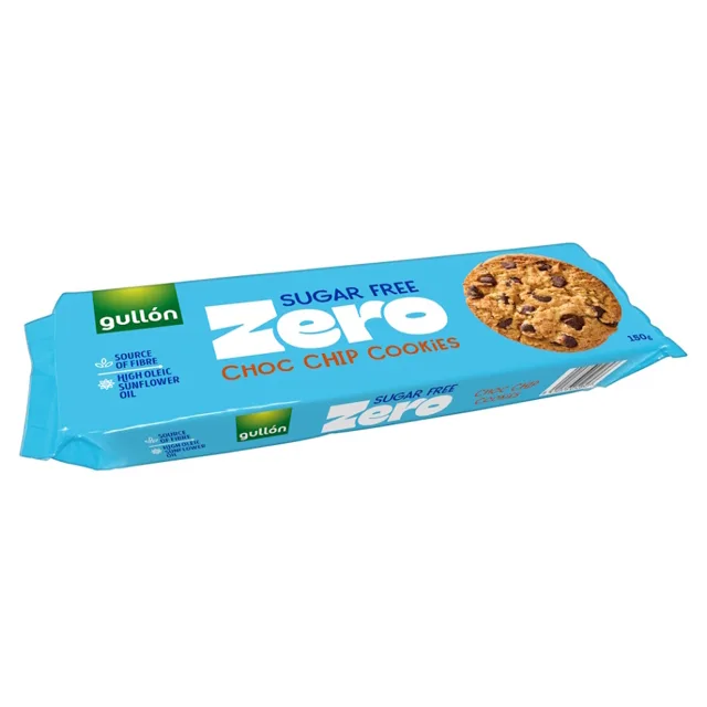 GULLÓN Choc chip sušenky s kousky čokolády 150 g