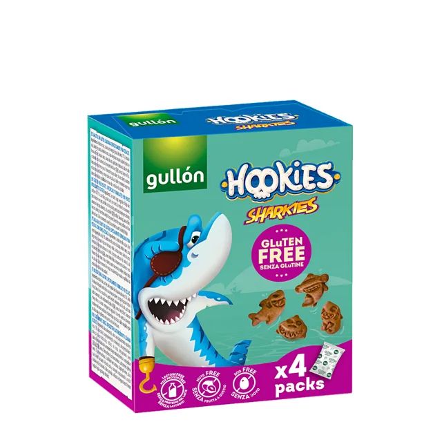 GULLÓN Sharkies Kakaové sušenky bez lepku 160 g