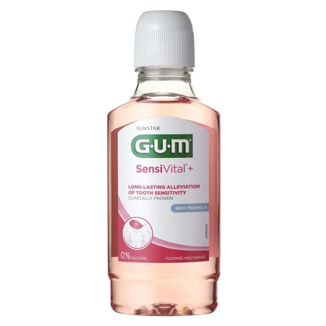 GUM SensiVital+ ústní voda výplach pro citlivé zuby 300 ml