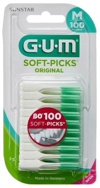 GUM Soft-Picks mezizubní kartáčky M 100ks G632HV100