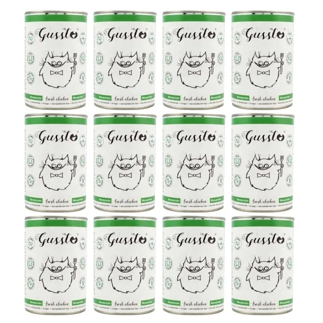 GUSSTO Cat Fresh Chicken 12 x 400g