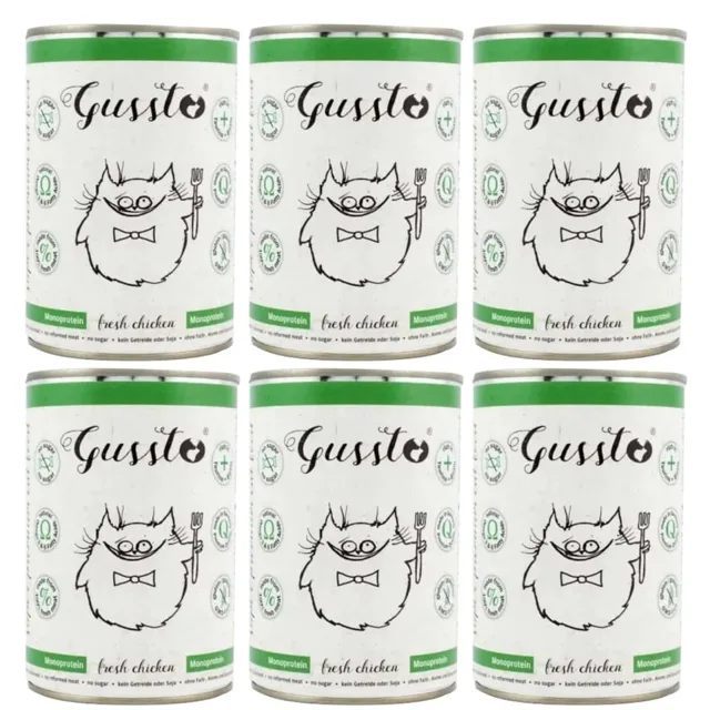 GUSSTO Cat Fresh Chicken 6x400 g