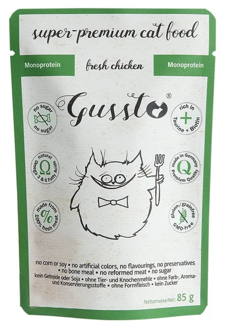 GUSSTO Cat Fresh Chicken 85g kapsička pro kočky