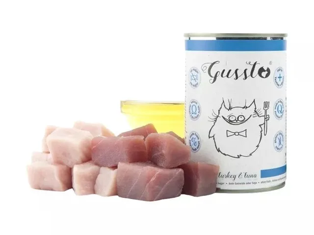 GUSSTO Cat Fresh Turkey&amp;Tuna 400g