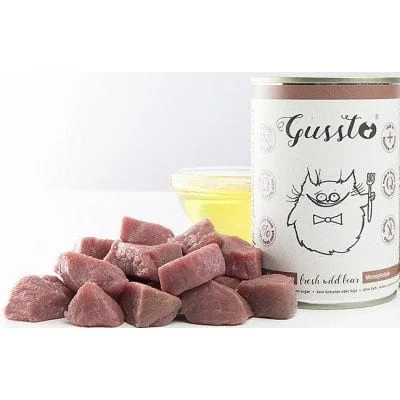 GUSSTO Cat Fresh Wild Boar 400g