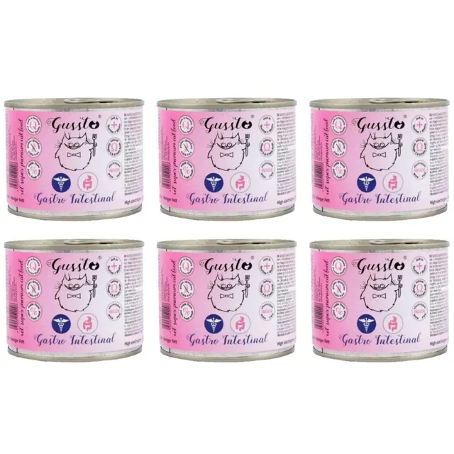 GUSSTO Vet Gastro Intestinal 6 x 200g