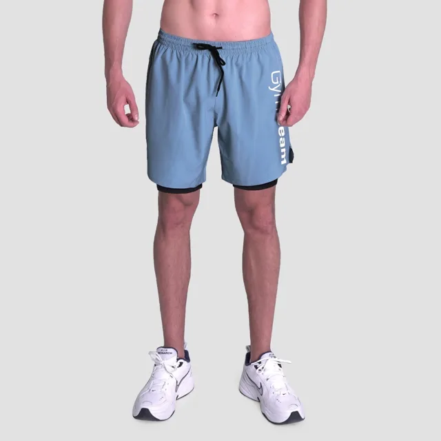 GymBeam 2in1 Shorts Essence Blue
