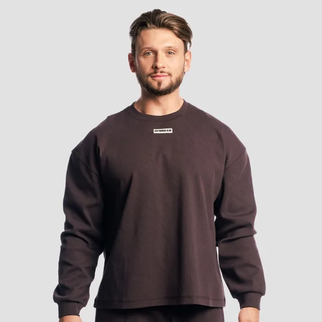 GymBeam Aura Jumper Tee Brown