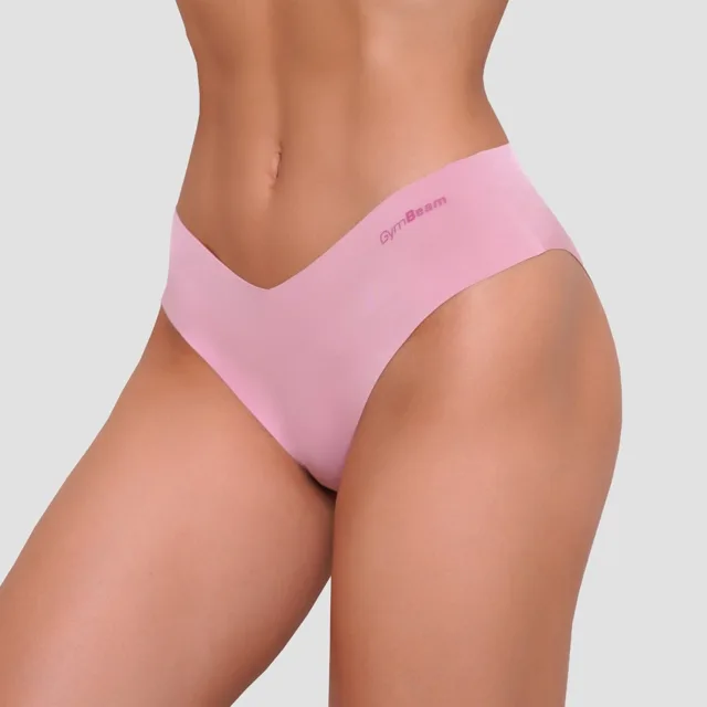 GymBeam Bezešvé kalhotky Classic 3Pack Dusty Rose