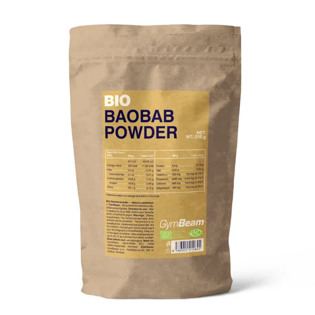 GymBeam BIO Baobab prášek