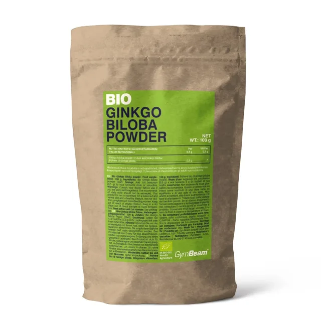 GymBeam BIO Ginkgo biloba prášek