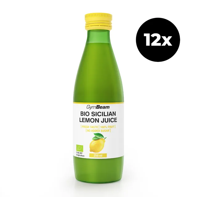 GymBeam BIO Šťáva ze sicilských citronů