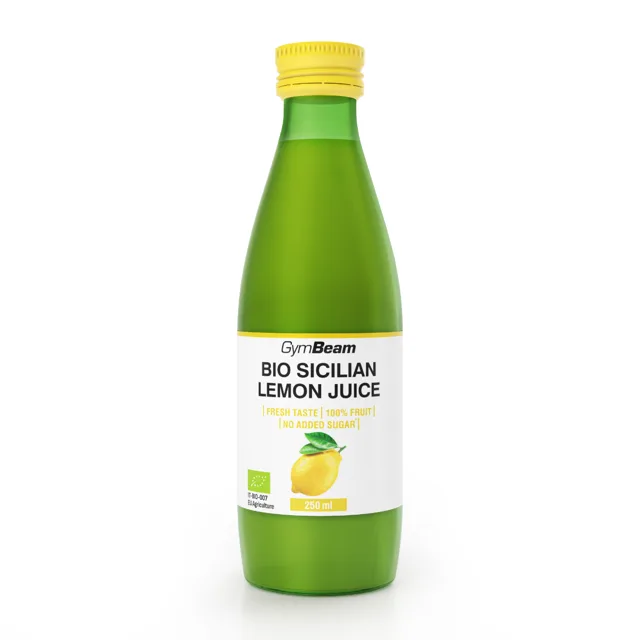 GymBeam BIO Šťáva ze sicilských citronů