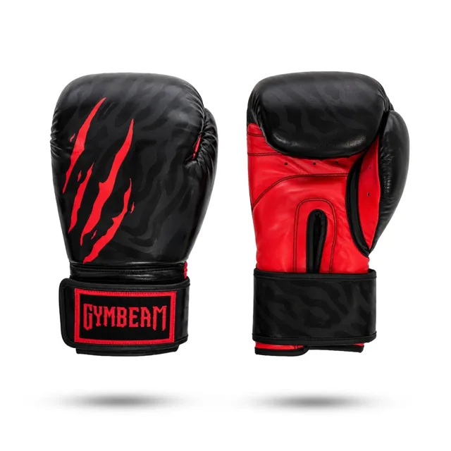 GymBeam Boxerské rukavice Grind Black/Red