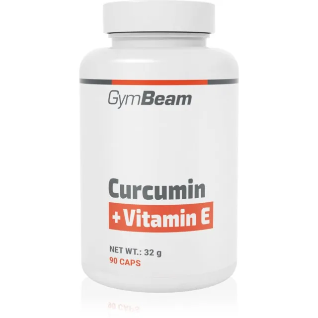 GymBeam Curcumin + Vitamin E kapsle pro podporu ochrany buněk před oxidativním stresem 32 g