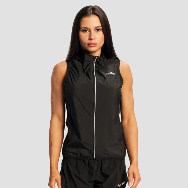 GymBeam Dámská bežecká vesta Pulse X Black