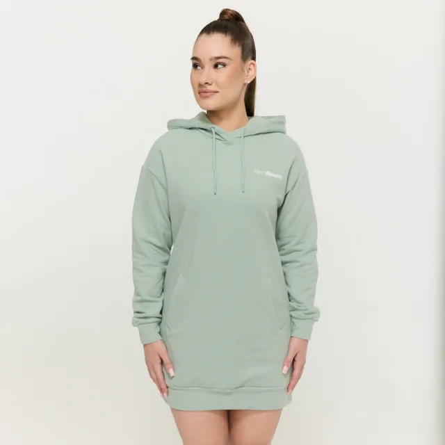 GymBeam Dámská Longline mikina Limitless Eucalypt