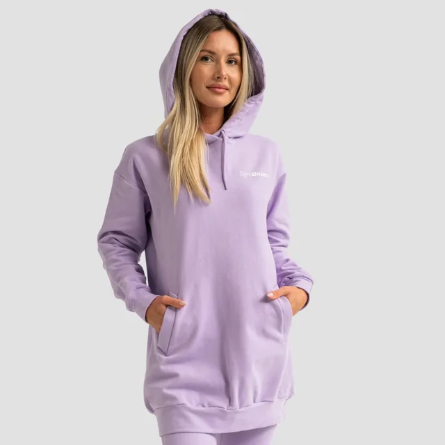 GymBeam Dámská Longline mikina Limitless Lavender