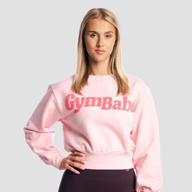 GymBeam Dámská mikina GymBabe Cherrybloom