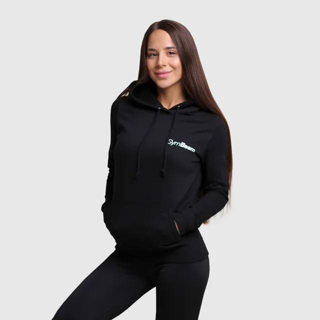 GymBeam Dámská mikina PRO Hoodie Black