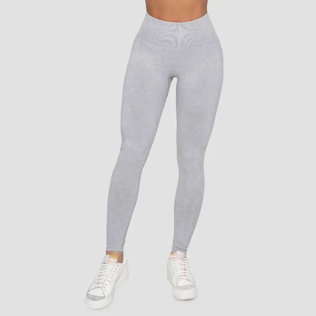 GymBeam Dámské bezešvé legíny Lift Grey
