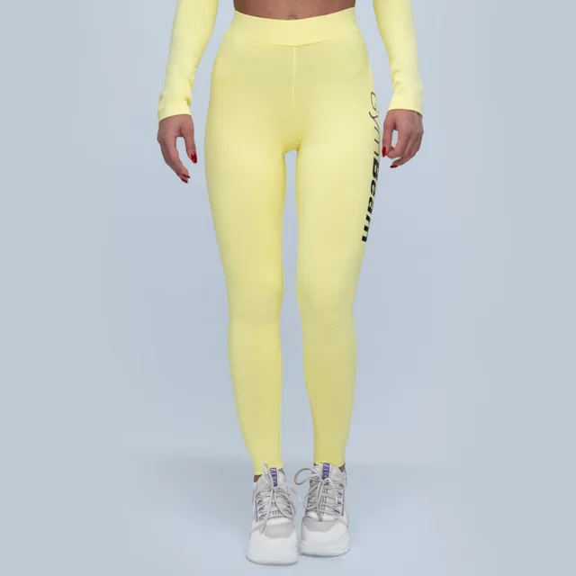 GymBeam Dámske legíny Advanced Lemon
