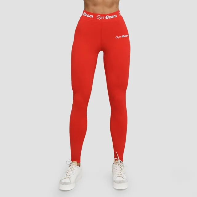 GymBeam Dámské legíny Simple Rouge Red