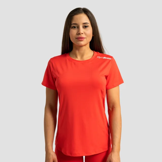 GymBeam Dámské sportovní tričko Limitless Hot Red