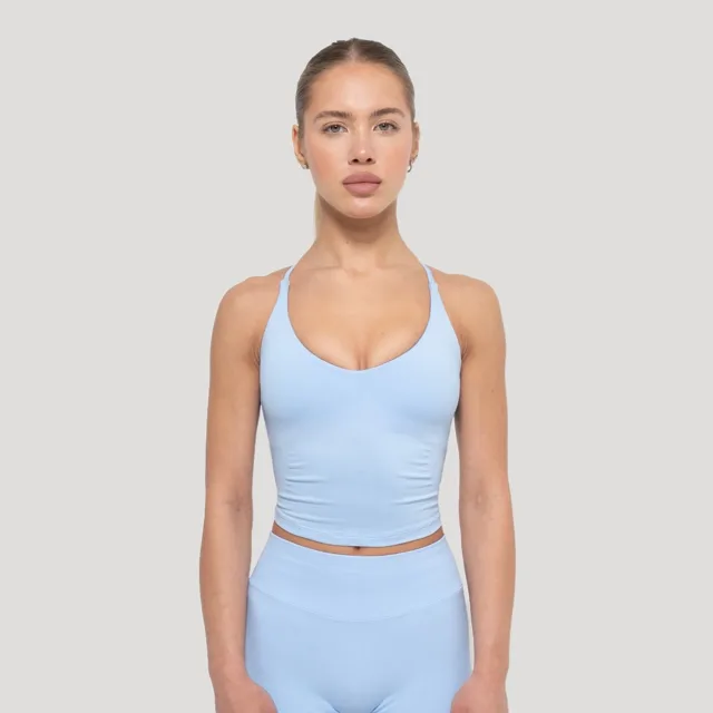 GymBeam Dámské tílko Luma Baby Blue