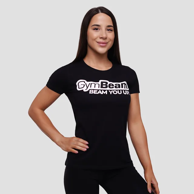 GymBeam Dámské Tričko Beam Black