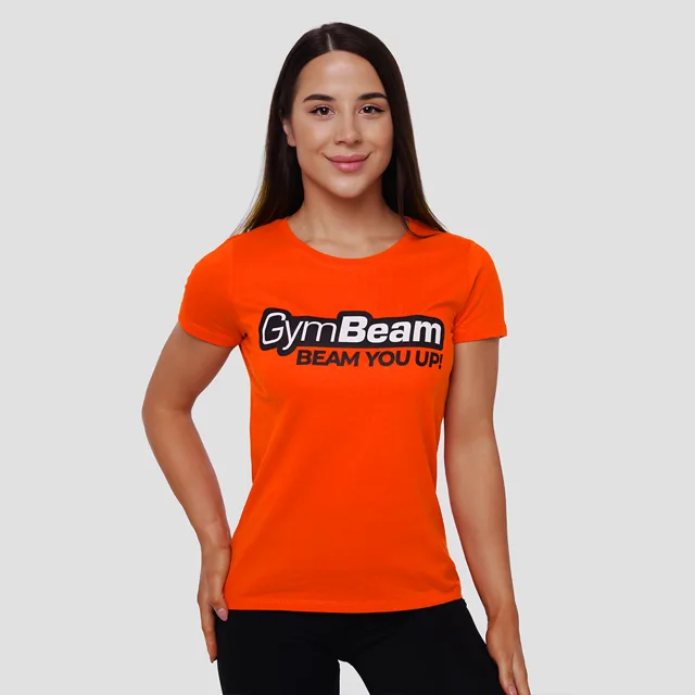 GymBeam Dámské Tričko Beam Orange