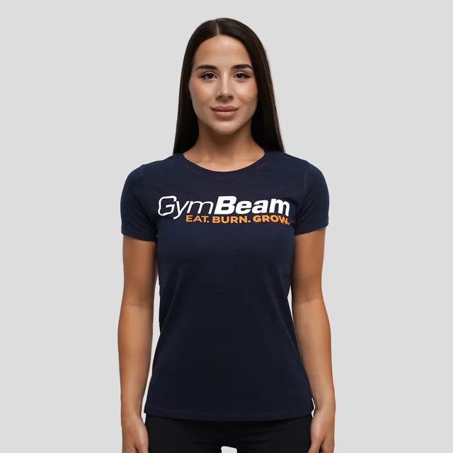 GymBeam Dámske tričko Grow Navy