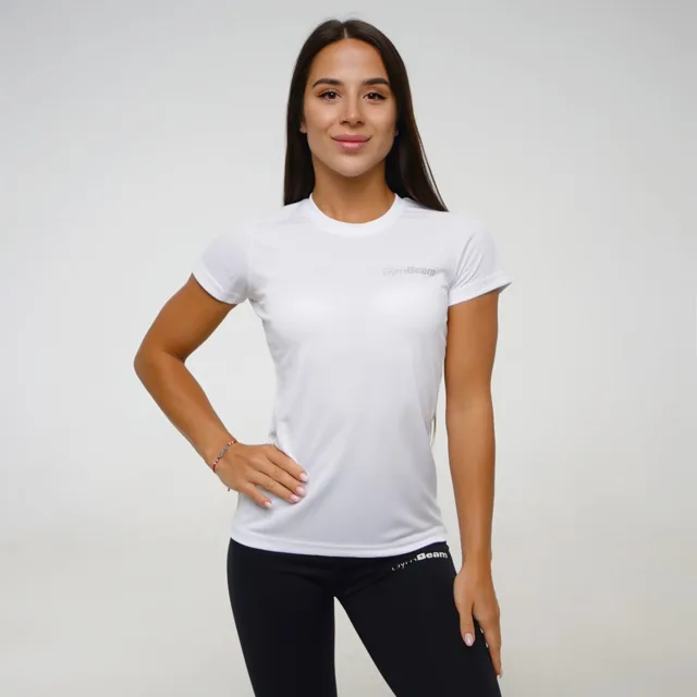 GymBeam Dámské tričko TRN White