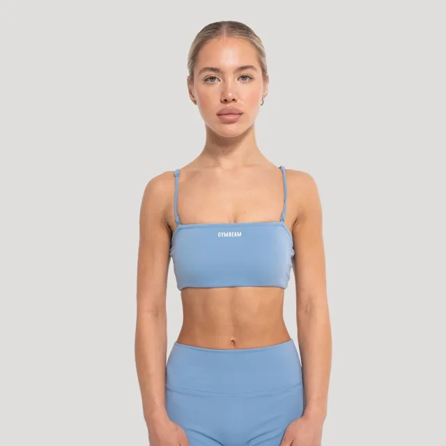 GymBeam Dámský sportovní top Flow Azure