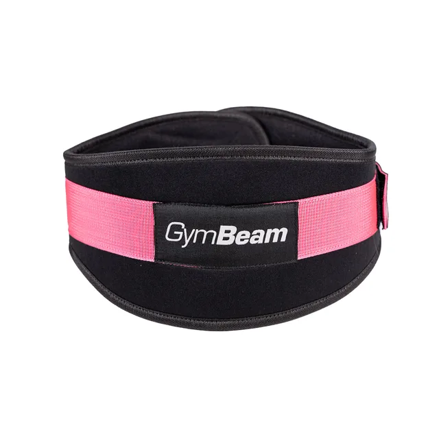 GymBeam Fitness neoprenový opasek LIFT Black & Pink