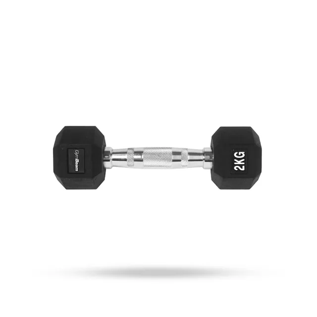 GymBeam Hexagonální jednoručka White