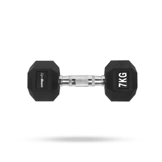 GymBeam Hexagonální jednoručka White