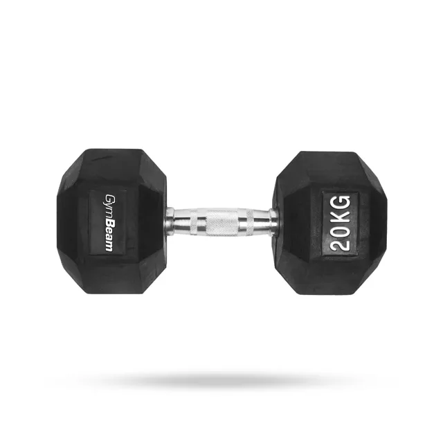 GymBeam Hexagonální jednoručka White