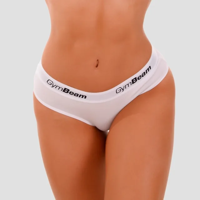 GymBeam Kalhotky Briefs 3Pack White