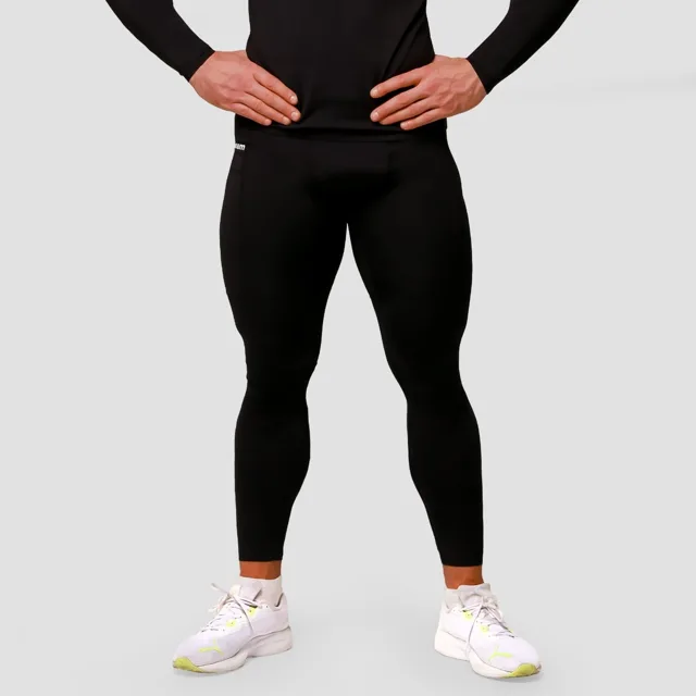 GymBeam Kompresní legíny Mid Black