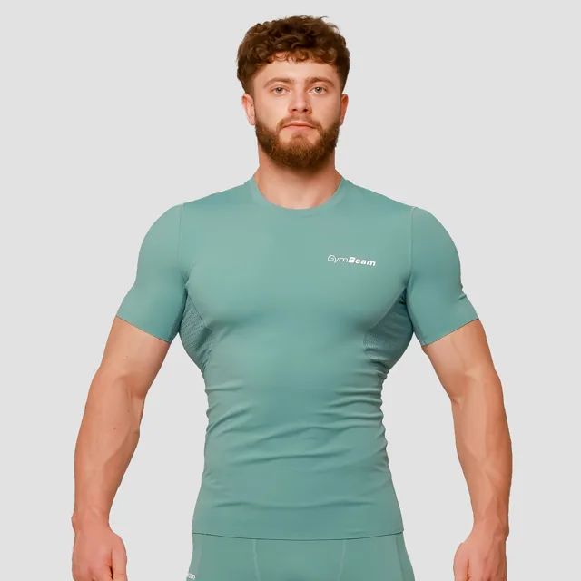GymBeam Kompresní tričko Mid Blue