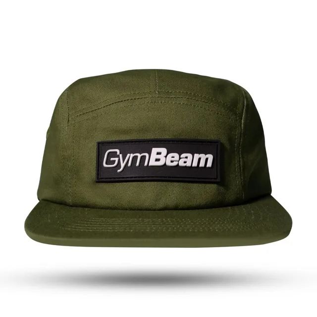 GymBeam Kšiltovka 5Panel cap Military Green