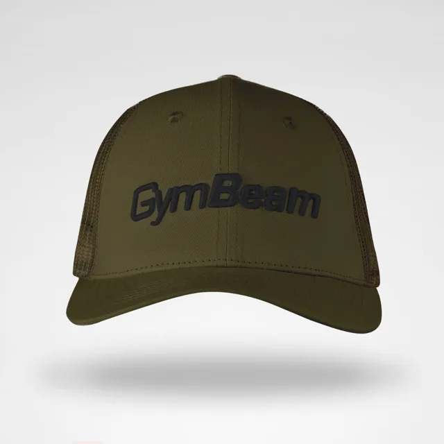 GymBeam Kšiltovka Mesh Panel Cap Military Green